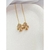 Colar E Pingente Dois Meninos Zircônias Cristal Folheado A Ouro 18k na internet