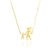 Colar Pingente Mãe e Filho Ou Filha Folheado A Ouro18k - comprar online