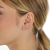 Kit Trio de Brincos Trevo Cristal Folheado A Ouro 18k na internet