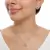 Conjunto Flor Pétalas com Zirconia Lavanda Folheado A Ródio Branco - Drusi | Loja de Semijoias - Coleções de Colares Femininos, Brincos