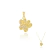 Pingente Patinha Pet Cravejada Com Zircônias Folheado A Ouro 18k