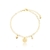 Pulseira Medalha Patinha Pet Folheada Em Ouro 18k