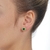 Brinco Design Princesa Zirconias Verde Esmeralda Folheado A Ouro 18k - comprar online