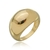 Anel Abaulado Folheado A Ouro 18k