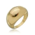 Anel Abaulado Folheado A Ouro 18k