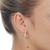 Brinco Argola Riviera De Zirconias Folheado A Ouro 18k - comprar online