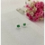 Brinco Florzinha Zirconia Verde Esmeralda Prata 700 - Drusi | Loja de Semijoias - Coleções de Colares Femininos, Brincos