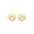 Brinco Patinha Pet Folheado A Ouro 18k