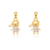 Kit Dois Pingentes Meninos Cristal Folheado Em Ouro 18k - comprar online