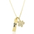 Colar Personalizado Plaquinha Nome E Patinha Pet Dourado