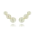 Brinco Ear Cuff Três Pérolas - comprar online