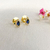 Brinco Gotinha de Azul Safira Folheado A Ouro 18k na internet