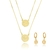 Kit Escapulário e Brinco Argola Medalha São Bento Dourado - comprar online