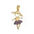 Kit Dois Pingentes Casal Folheado A Ouro 18k - comprar online
