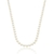 Colar De Pérolas 6MM Folheado Em Ouro 18k