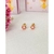 Brinco Florzinha Pink Folheado A Ouro 18k na internet