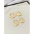 Kit Duas Argolas Oval Lisas Folheado A Ouro 18k - Drusi | Loja de Semijoias - Coleções de Colares Femininos, Brincos