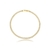 Pulseira Riviera Zirconias Quadrada Folheada Em Ouro 18k - comprar online