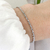 Pulseira Cordão Baiano Fina 2,5mm Folheada A Ródio Branco - comprar online