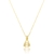 Colar Nossa Senhora Aparecida Cristal Folheado A Ouro 18k - comprar online