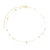 Gargantilha Choker De Mini Zirconias 3MM Folheada A Ouro 18k
