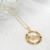 Colar Medalha Personalizada Dados do Bebê Folheado A Ouro 18k - comprar online