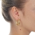 Brinco Argola Larga Liso Folheado A Ouro 18k - comprar online