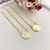 Kit Escapulário e Brinco Argola Medalha São Bento Dourado - loja online