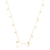 Colar Longo de Chapinhas 6MM Folheado A Ouro 18k