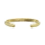 Bracelete Rígido Liso Folheado A Ouro 18k