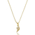 Colar Pingente Mini Asa de Anjo Folheado Em Ouro 18k