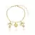Pulseira Pingente Meninas De Zirconias Folheada A Ouro 18k - comprar online