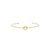 Bracelete Nó Fino Folheado A Ouro 18k
