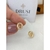 Brinco Oval de Nossa Senhora Aparecida Com Zirconias Folheado A Ouro 18k - loja online
