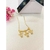 Colar Canga Três Meninas Vazadas Folheado A Ouro 18k - comprar online