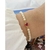 Pulseira De Pérolas Com Zirconia Rubi Folheada Em Ouro 18k na internet