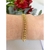 Pulseira Três Fios de Bolinhas Folheada Em Ouro 18k - comprar online
