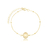 Pulseira Medalha Nossa Senhora Aparecida Folheada A Ouro 18k - comprar online