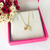 Colar Pingente Mini Gato e Coração Folheado A Ouro 18k - Drusi | Loja de Semijoias - Coleções de Colares Femininos, Brincos