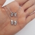 Colar MENINOS Irmãos Cravejados em Zircônias Cristal Ródio Branco - loja online