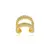 Brinco Piercing Fake Argola 2 Fios Folheado A Ouro 18k - comprar online