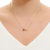 Colar Personalizado Sob Encomenda Letra e Zirconia Rubi Folheado A Ouro na internet