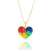 Colar Pingente Autismo Folheado Em Ouro 18k - comprar online