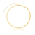 Gargantilha Choker Malha Lisa Folheada Em Ouro 18k - comprar online