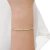 Pulseira Regulável Riviera Zirconias Cristal Folheada A Ouro 18k - comprar online