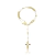 Pulseira Religiosa Terço Folheada Em Ouro 18k - comprar online
