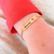 Pulseira Plaquinha Personalizada Infantil Folheado A Ouro 18k - loja online