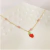 Pulseira Infantil Moranguinho Folheado A Ouro 18k na internet