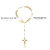 Pulseira Religiosa Terço Folheada Em Ouro 18k - Drusi | Loja de Semijoias - Coleções de Colares Femininos, Brincos
