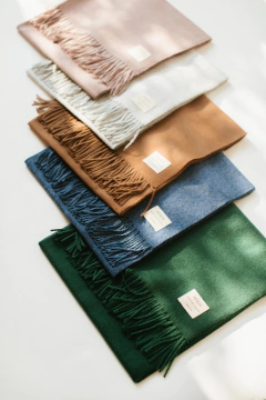 Imagen de Bufandon Baby Alpaca Rosa Palo